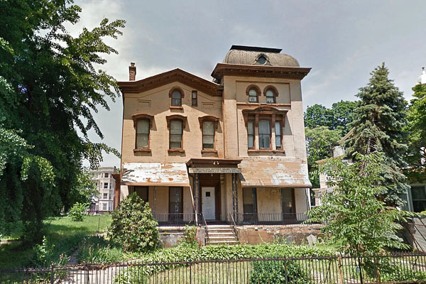 The headquarters of the United Order of the Tents New York District No. 3 at 87 Macdonough Street in Brooklyn.