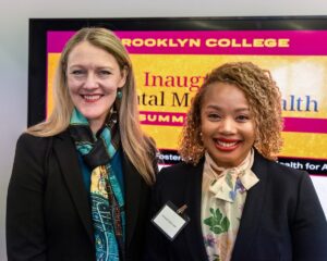 President Michelle J. Anderson and Ashanda Saint-Jean